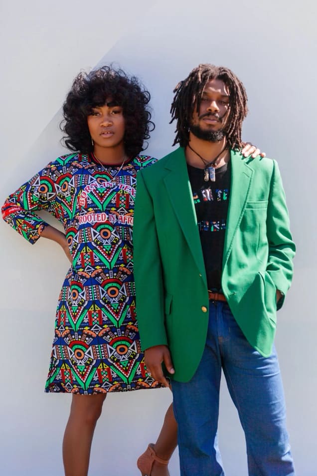 African Striped Texas Shirt