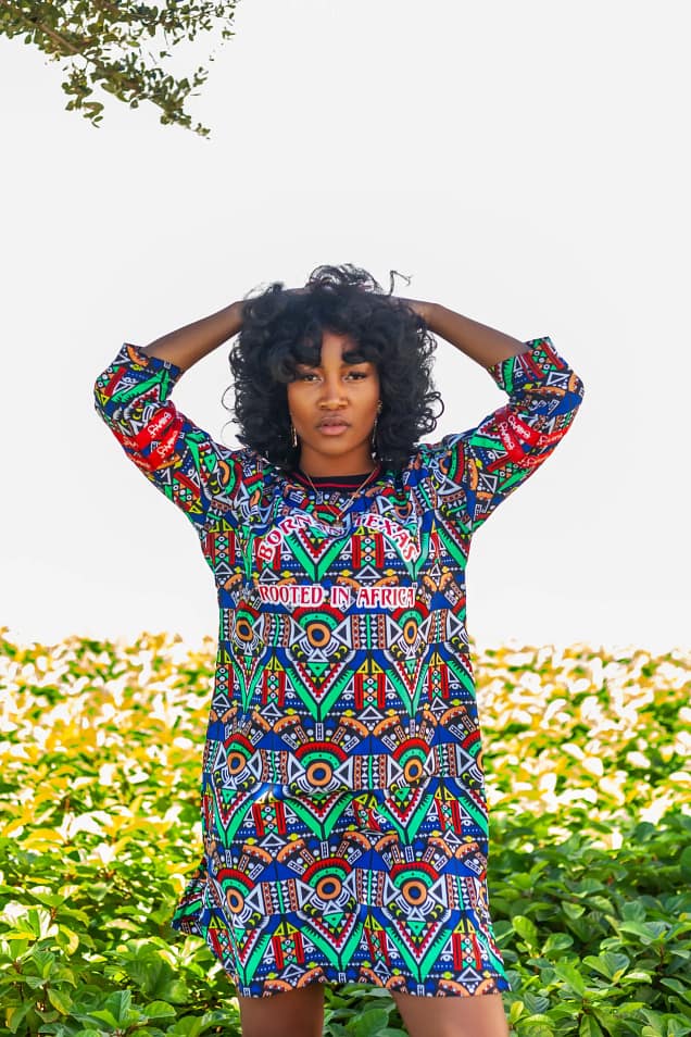 African Roots in Texas Gown